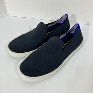 Rothy's Original Slip On Sneaker, womens black Size 7 washable comfort shoe